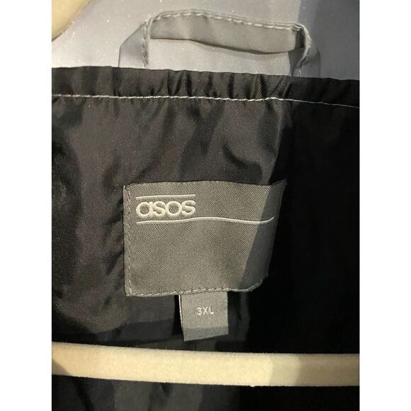 ASOS Gray Windbreaker Pullover Jacket - Picture 4 of 6